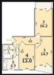 Buy an apartment, Lesia-Serdiuka-ul, Ukraine, Kharkiv, Lviv region, 3  bedroom, 65 sq.m, 1 260 000