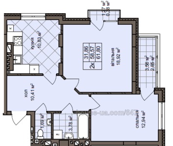 Купити квартиру, Новобудова, Скрипника М. вул., Львів, id 8139