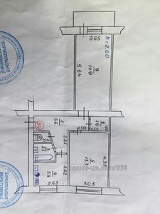 Купити квартиру, Хрущівка, Привокзальная ул., 2, Бориспіль, Бориспільський район, id 6047