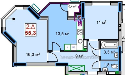 Buy an apartment, New Building, Karla-Marksa-ul, 1, Irpin, Irpenskiy_gorsovet district, id 4577