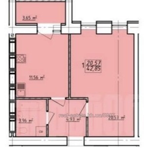 Buy an apartment, Elizavetinskaya-ul, 2, Kharkiv, id 136526