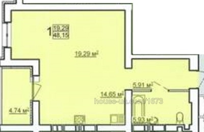 Buy an apartment, Pobedi-prosp, Kharkiv, id 44006