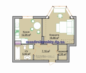 Купити квартиру, Новобудова, Мандрыковская ул., 136, Дніпро, id 23404