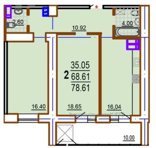 Купити квартиру, Шекспіра вул., Харків, id 63905