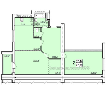 Купити квартиру, Миру вул., Харків, id 44052