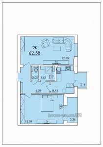 Купити квартиру, Спецпроект, Сахарова Академика ул., Одеса, id 10545