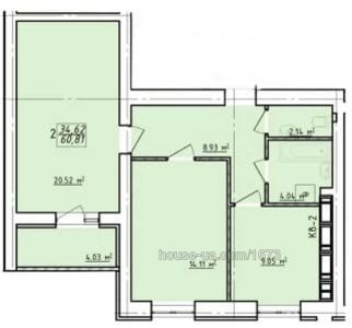 Купити квартиру, Заливна вул., Харків, id 40585