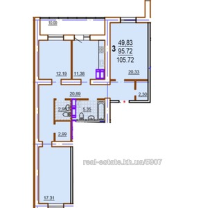 Купити квартиру, Шекспіра вул., 13, Харків, id 137667