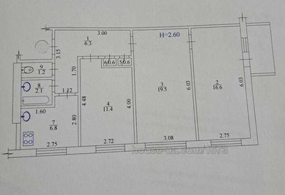 Buy an apartment, Pobedi-prosp, Kharkiv, id 58890