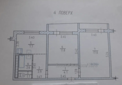 Купити квартиру, Космічна вул., Харків, id 56551