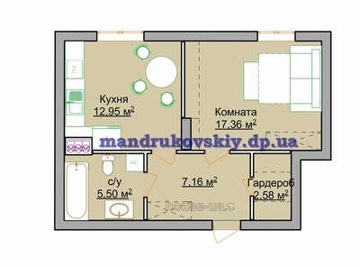 Купити квартиру, Новобудова, Мандрыковская ул., 136, Дніпро, id 23201