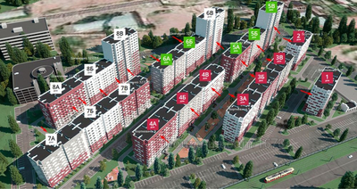 Buy an apartment, Shevchenko-ul, Kharkiv, id 60410