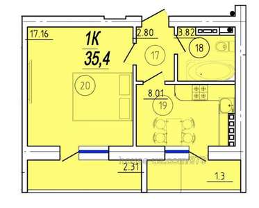 Купити квартиру, Спецпроект, Сахарова Академика ул., Одеса, id 10540