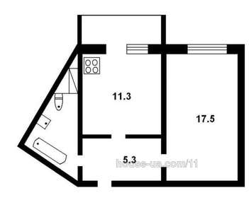 Buy an apartment, Urlivska St, Kyiv, id 8166