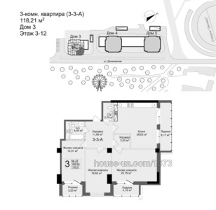 Купити квартиру, Динамівська вул., Харків, id 44128