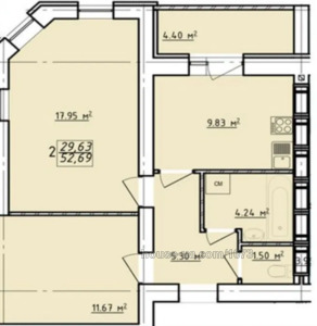 Купить квартиру, Елизаветинская ул., Харьков, id 39778