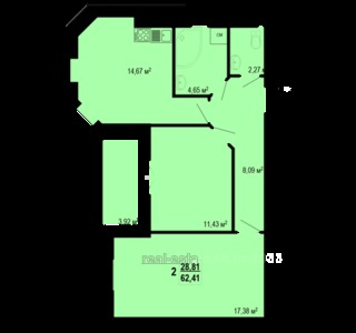 Купити квартиру, Новобудова, Союзна вул., Харків, id 126395