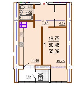 Купити квартиру, Шекспіра вул., 13, Харків, id 136500