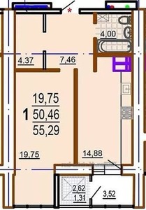 Купить квартиру, Шекспира ул., 1, Харьков, id 134974