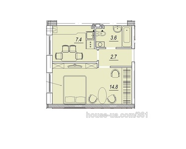 Купити квартиру, Новобудова, Люстдорфская дорога, Одеса, id 6207