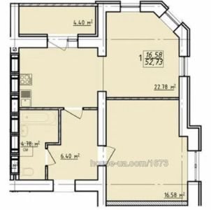 Купити квартиру, Єлизаветинська вул., Харків, id 36020
