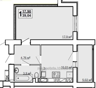 Buy an apartment, Roganskiy-per, 4, Kharkiv, id 136502