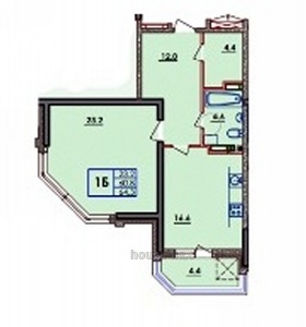 Купити квартиру, Новобудова, Николаевская дорога, Одеса, id 22971